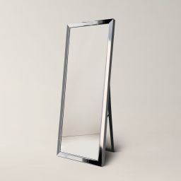 Ars Longa Alpi lustro stojące 58,8x168,8 cm prostokątne nikiel LS-ALPI50160-N