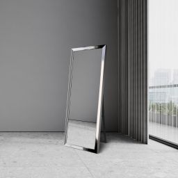 Ars Longa Alpi lustro stojące 58,8x168,8 cm prostokątne nikiel LS-ALPI50160-N