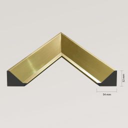 Ars Longa Alpi lustro stojące 58,8x168,8 cm prostokątne złote LS-ALPI50160-Z
