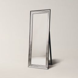 Ars Longa Malaga lustro stojące 64,6x174,6 cm prostokątne nikiel LS-MALAGA50160-N