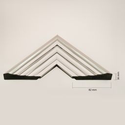Ars Longa Malaga lustro stojące 64,6x174,6 cm prostokątne nikiel LS-MALAGA50160-N