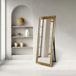Ars Longa Malaga lustro stojące 64,6x174,6 cm prostokątne złote LS-MALAGA50160-Z