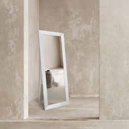 Ars Longa Milano lustro stojące 64,6x174,6 cm prostokątne białe LS-MILANO50160-B