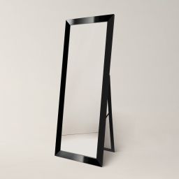 Ars Longa Milano lustro stojące 64,6x174,6 cm prostokątne czarne LS-MILANO50160-C
