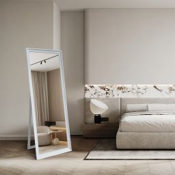 Ars Longa Oslo lustro stojące 40,4x160,4 cm prostokątne biały połysk LS-OLSO32152-B