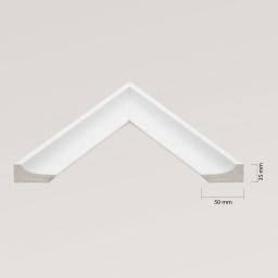 Ars Longa Oslo lustro stojące 40,4x160,4 cm prostokątne biały połysk LS-OLSO32152-B