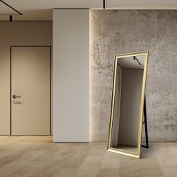 Ars Longa Oslo lustro stojące 40,4x160,4 cm prostokątne złote LS-OLSO32152-Z