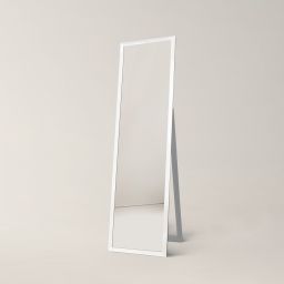Ars Longa Slim lustro stojące 39,8x159,8 cm prostokątne biały połysk LS-SLIM32152-B