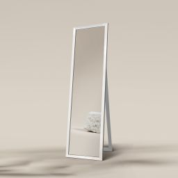 Ars Longa Slim lustro stojące 39,8x159,8 cm prostokątne biały połysk LS-SLIM32152-B