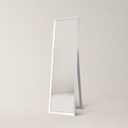 Ars Longa Slim lustro stojące 39,8x159,8 cm prostokątne białe szczotkowane LS-SLIM32152-BS
