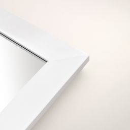 Ars Longa Slim lustro stojące 39,8x159,8 cm prostokątne białe szczotkowane LS-SLIM32152-BS