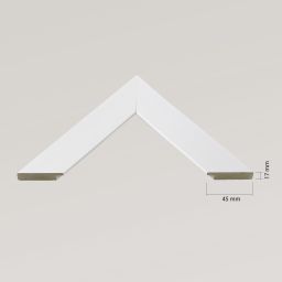 Ars Longa Slim lustro stojące 39,8x159,8 cm prostokątne białe szczotkowane LS-SLIM32152-BS