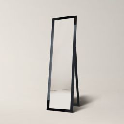 Ars Longa Slim lustro stojące 39,8x159,8 cm prostokątne czarny połysk LS-SLIM32152-C