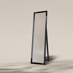 Ars Longa Slim lustro stojące 39,8x159,8 cm prostokątne czarny połysk LS-SLIM32152-C