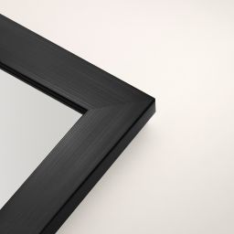 Ars Longa Slim lustro stojące 39,8x159,8 cm prostokątne czarne szczotkowane LS-SLIM32152-CS
