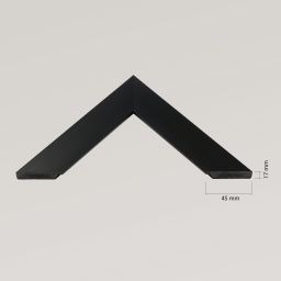 Ars Longa Slim lustro stojące 39,8x159,8 cm prostokątne czarne szczotkowane LS-SLIM32152-CS