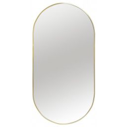 Ars Longa Scandi lustro 40x80 cm owalne jasny złoty SCANDI4080-ZS