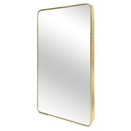 Ars Longa Zen lustro 60x90 cm prostokątne złoty ZEN6090-ZS