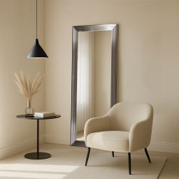 Ars Longa Malaga lustro 84,6x64,6 cm prostokątne nikiel MALAGA5070-N