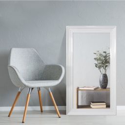 Ars Longa Malaga lustro 54,4x144,4 cm prostokątne biały MALAGA40130-B