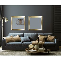 Ars Longa Malaga lustro 84 cm kwadratowe złote MALAGA7070-Z