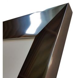 Ars Longa Milano lustro 144x54 cm prostokątne nikiel MILANO40130-N