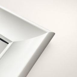 Ars Longa Monza lustro 58,4x68,4 cm prostokątne białe Monza4050-B