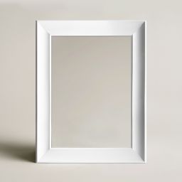Ars Longa Monza lustro 58,4x68,4 cm prostokątne białe Monza4050-B