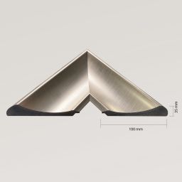 Ars Longa Monza lustro 58,4x68,4 cm prostokątne srebrne Monza4050-S
