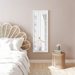 Ars Longa Oslo lustro 58,4x48,4 cm prostokątne białe OSLO4050-B
