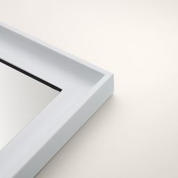 Ars Longa Oslo lustro 58,4x48,4 cm prostokątne białe OSLO4050-B