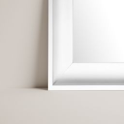 Ars Longa Oslo lustro 58,4x48,4 cm prostokątne białe OSLO4050-B