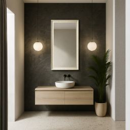 Ars Longa Oslo lustro 58,4x48,4 cm prostokątne dąb OSLO4050-D