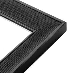 Ars Longa Paris lustro 142x52 cm prostokątne czarny mat PARIS40130-C