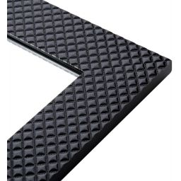 Ars Longa Piko lustro 83 cm kwadratowe czarny mat PIKO7070-C