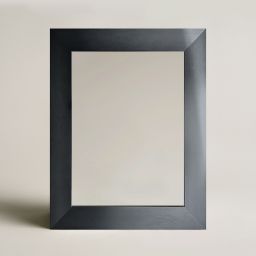 Ars Longa Plato lustro 67,4x57,4 cm prostokątne czarne PLATO4050-C