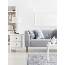 Ars Longa Roma lustro 82x62 cm prostokątne biały połysk ROMA5070-B