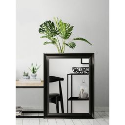 Ars Longa Roma lustro 82 cm kwadratowe czarny połysk ROMA7070-C