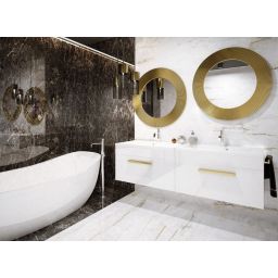 Ars Longa Sissel lustro 90x90 cm złote SISSELLUSTRO