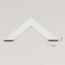 Ars Longa Slim lustro 77,8x57,8 cm prostokątne białe SLIM5070-B