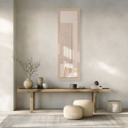 Ars Longa Slim lustro 77,8x57,8 cm prostokątne dąb SLIM5070-D