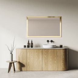 Ars Longa Slim lustro 77,8x57,8 cm prostokątne złote SLIM5070-ZS