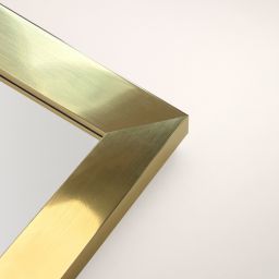 Ars Longa Slim lustro 127,8x67,8 cm prostokątne złote szczotkowane SLIM60120-ZS
