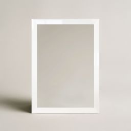 Ars Longa Slim lustro 77,8x77,8 cm kwadratowe białe SLIM7070-B