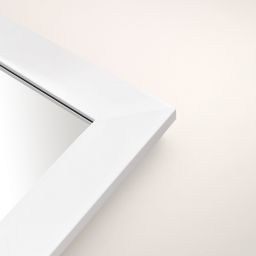 Ars Longa Slim lustro 77,8x77,8 cm kwadratowe białe matowe SLIM7070-BS