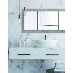 Ars Longa Tokio lustro 82 cm kwadratowe srebrne TOKIO7070-S