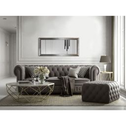 Ars Longa Toscania lustro 82x62 cm prostokątne grafitowe TOSCANIA5070-G