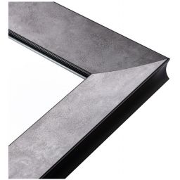 Ars Longa Toscania lustro 82x62 cm prostokątne grafitowe TOSCANIA5070-G