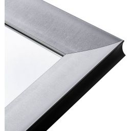 Ars Longa Toscania lustro 132x72 cm prostokątne srebrne TOSCANIA60120-S