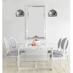 Ars Longa Venice lustro 113x63 cm prostokątne biały połysk VENICE50100-B